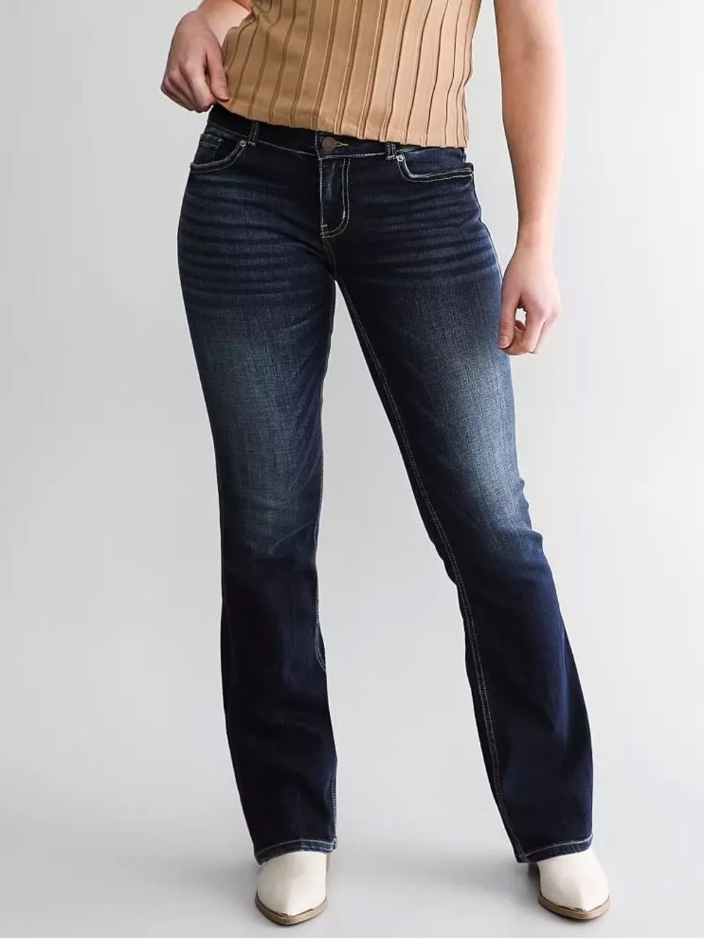 BKE Victoria Universal Fit Mid-rise Bootcut Stretch Women's Jeans   |  Size:  25